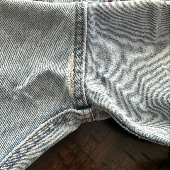 VINTAGE Buzz 18 Reworked Levi’s 501s - Beaded Embellished Jeans from the 90s - Picture 16 of 16